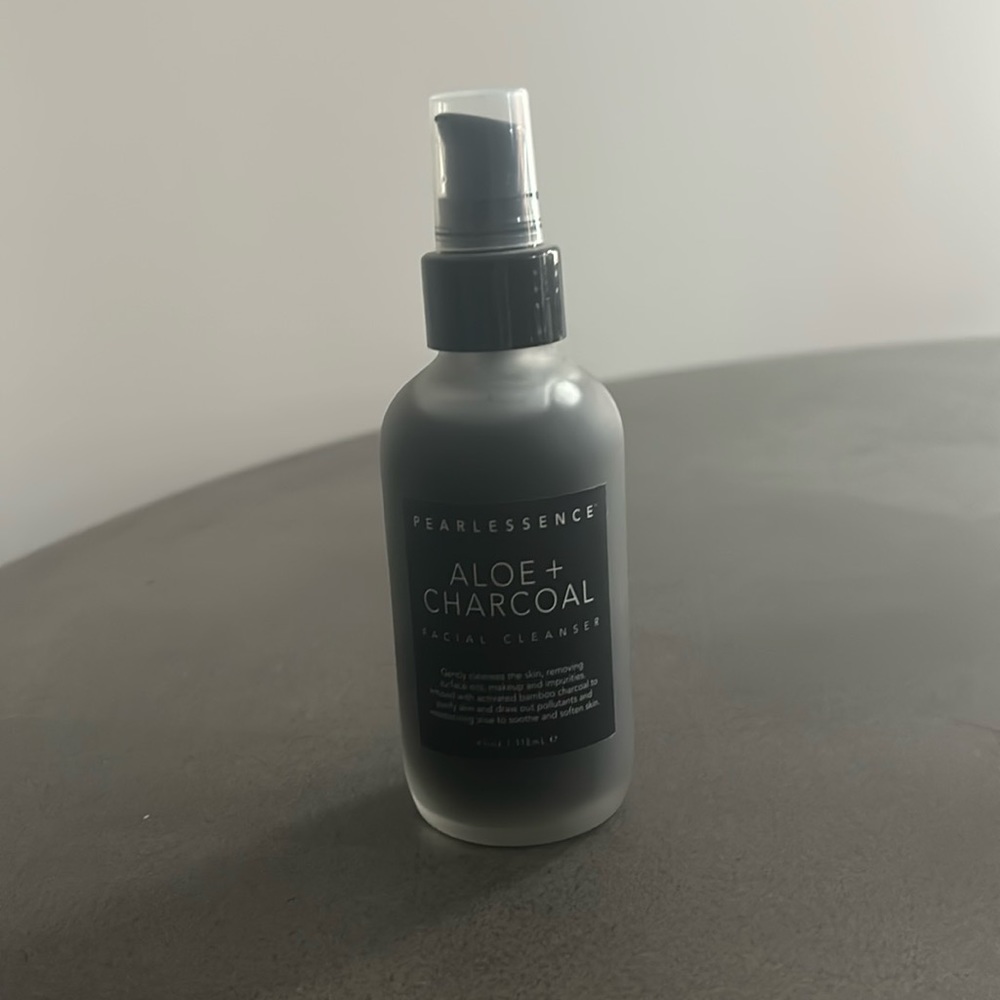 Brand new aloe charcoal facial cleanser
